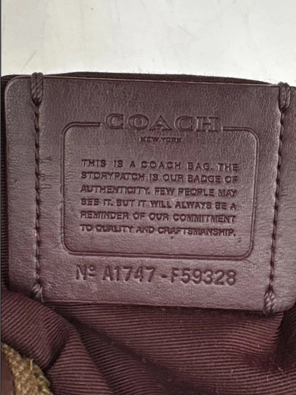 Coach Pink Paisley Mini Satchel with Brown Trim